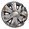 Bent Hubcap